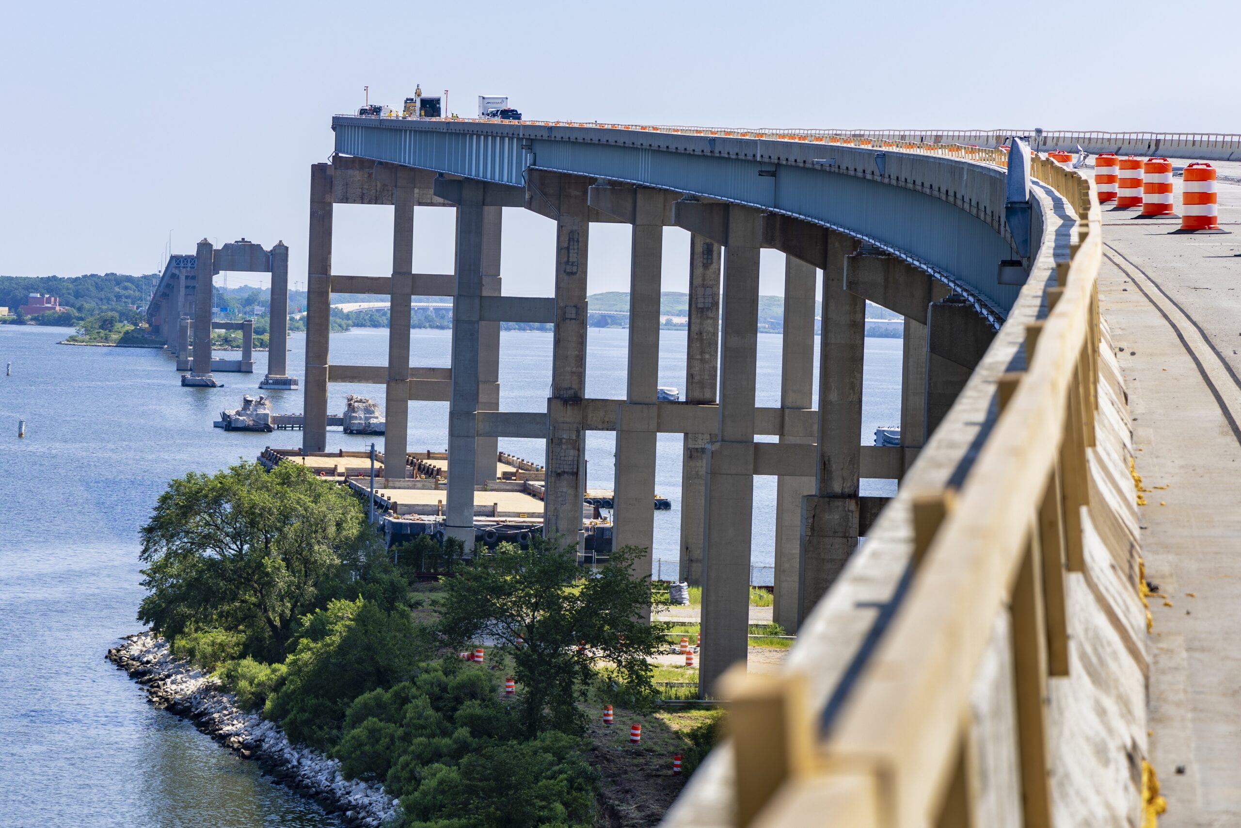 View of bridge from end