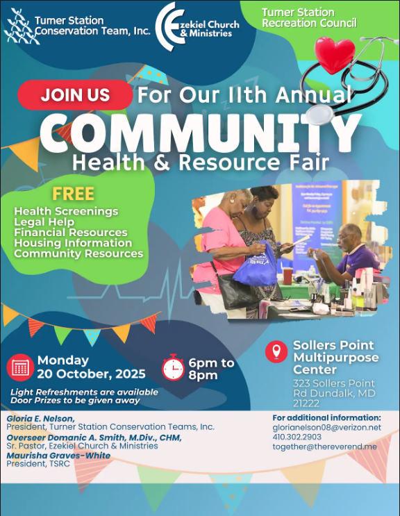 2025 Turner Station Community Health & Information Fair