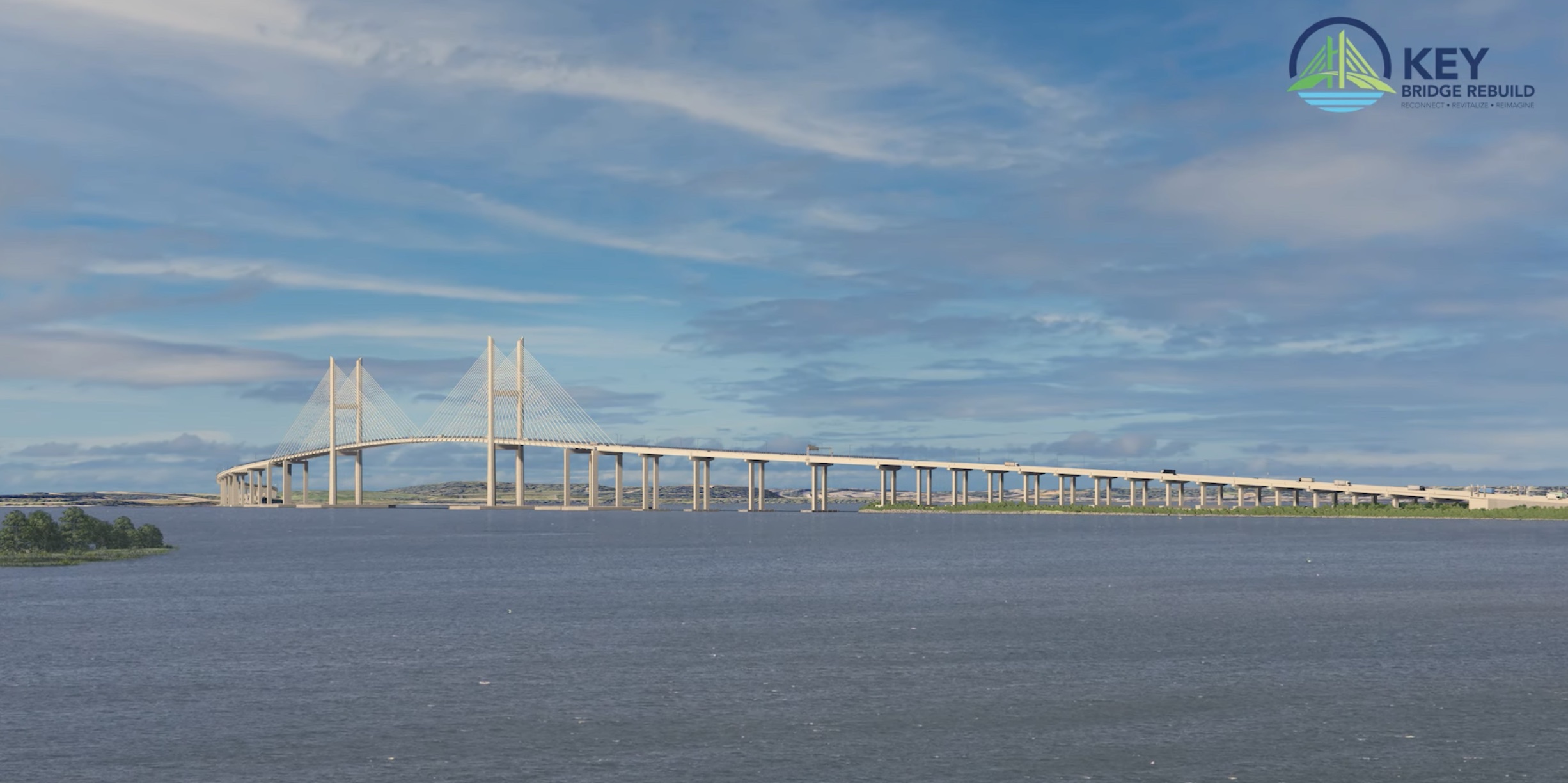 Rendering of Key Bridge