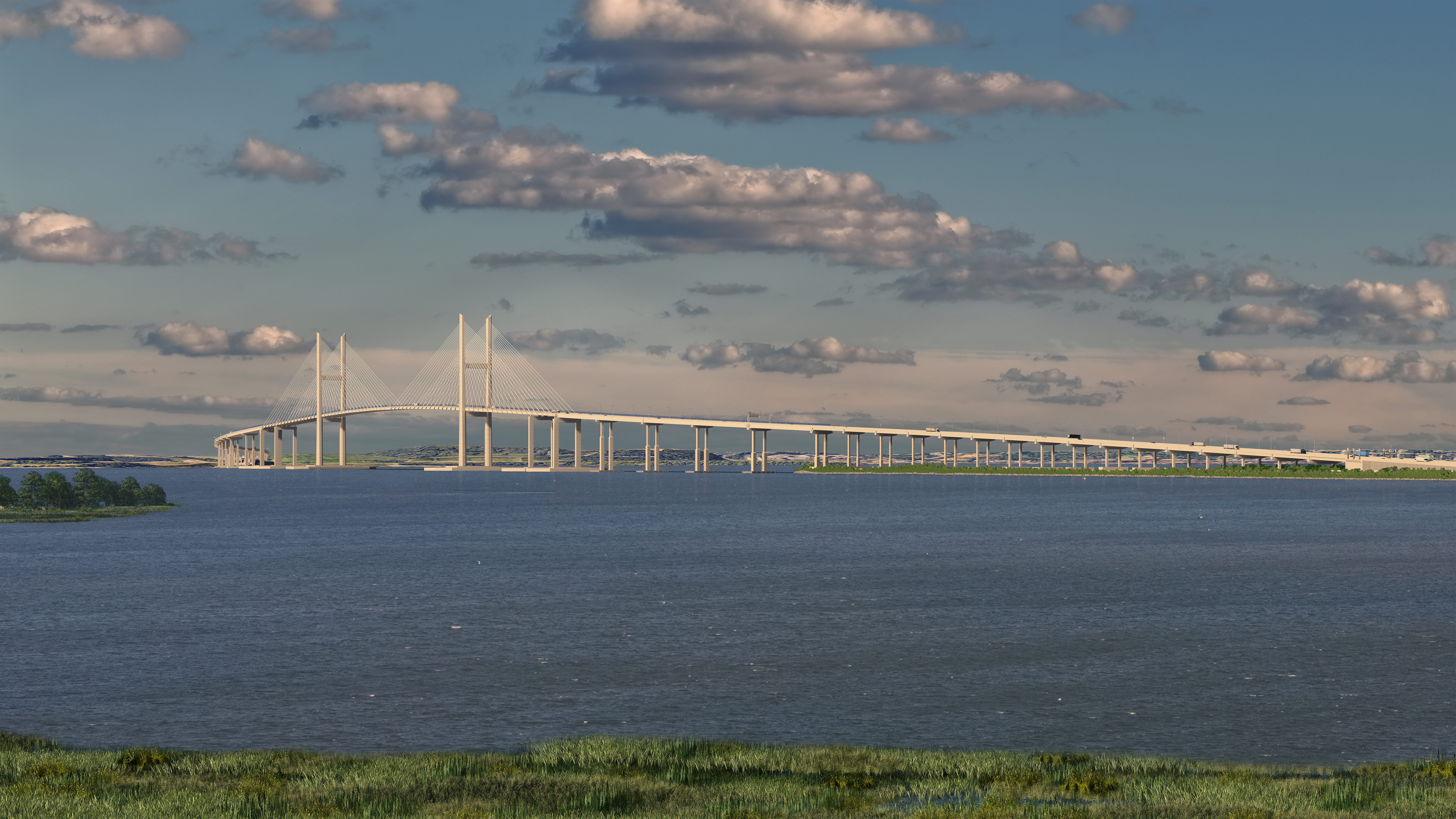 Key Bridge Rendering