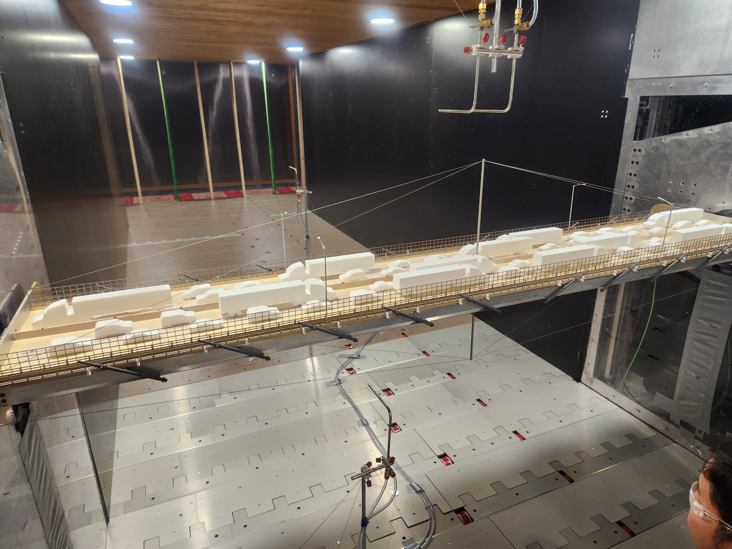 Image of wind tunnel testing